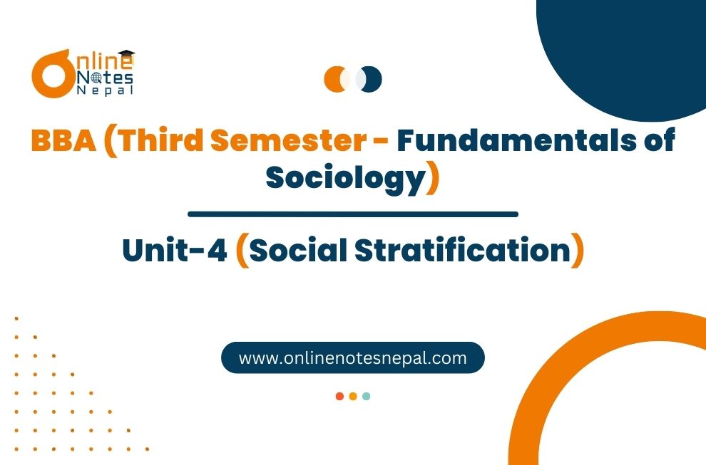 Unit 4: Social Stratification